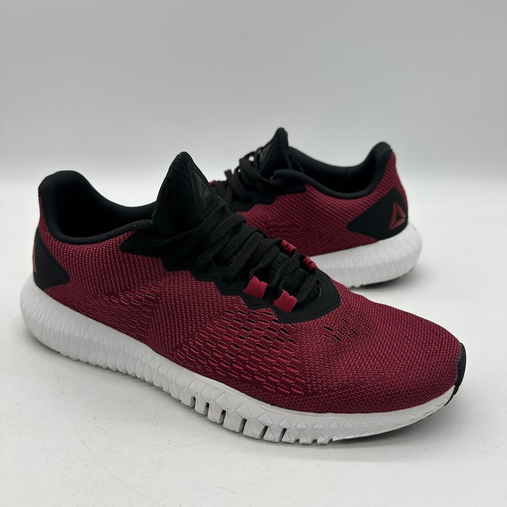 Reebok CN2592 Mens Size 7.5 Flexagon Force Burgundy/Black Running Training Shoes